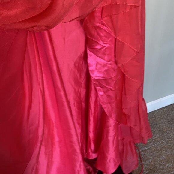 Mac Duggal - Asymmetrical Pleated Bodice Prom Dress - Picture 12 of 15
